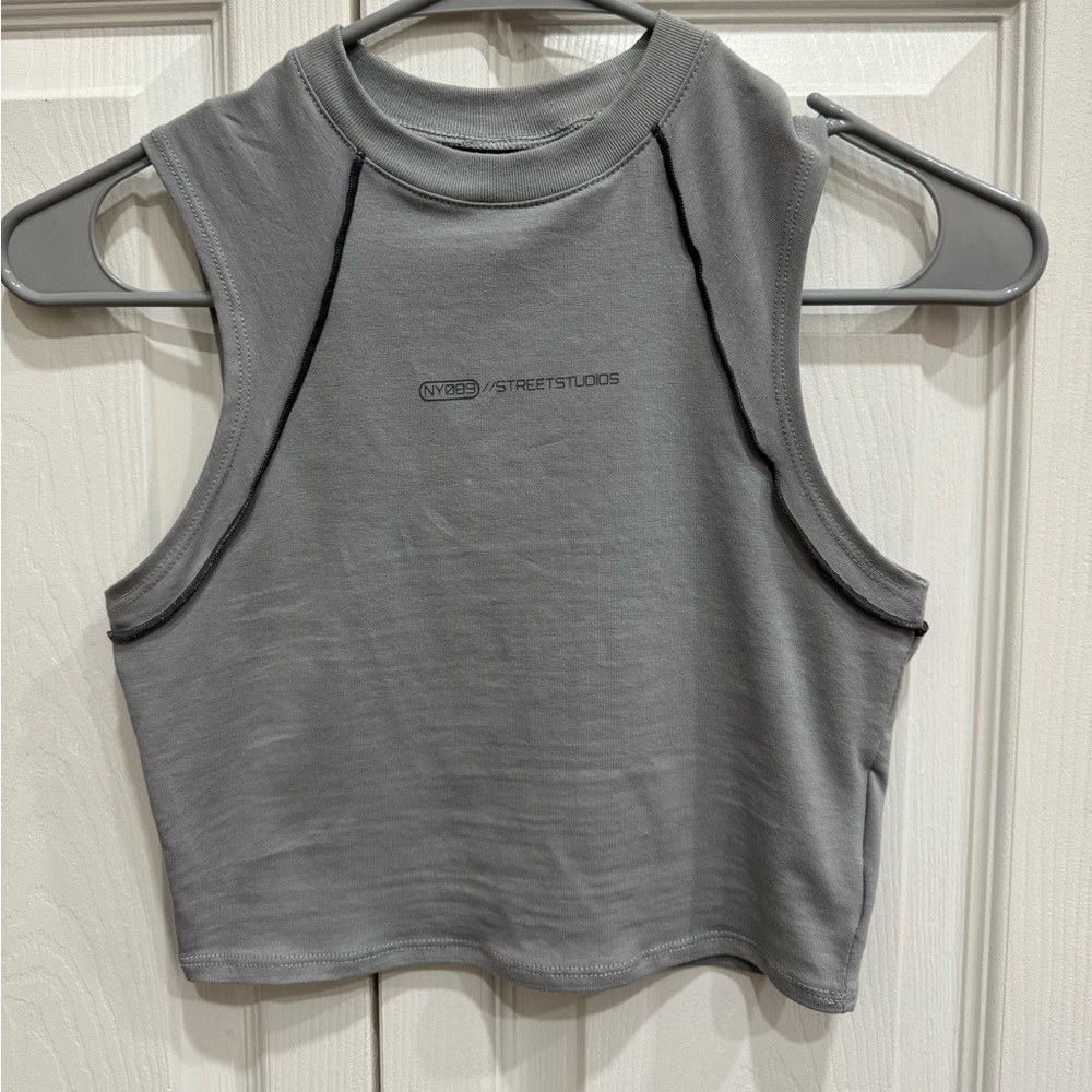 Short Sleeve Grey Shirt